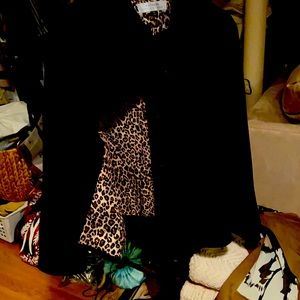 Tahari lined cape. Unique